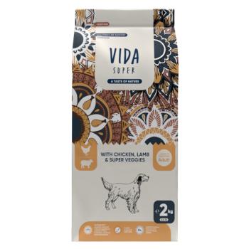 KRAFTIA Vida Super Adult M/L Hunting Chicken&Lamb granule pre psov, Hmotnosť balenia (g): 12 kg