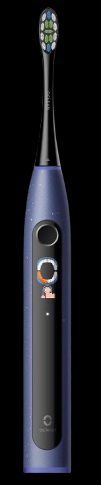 OCLEAN X Lite Dark Blue sonický kartáček, tmavě modrý