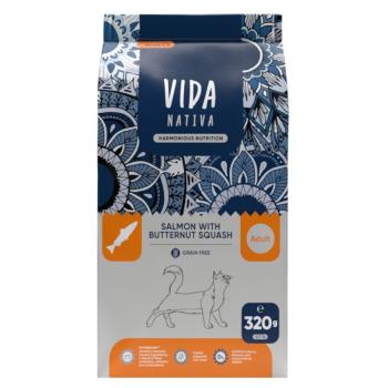 KRAFTIA Vida Nativa Adult Nordica Salmon granule pre mačky, Hmotnosť balenia (g): 320 g