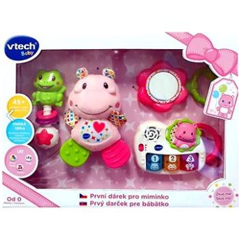 Vtech Prvý darček pre bábätko CZ – ružový (3417765220586)