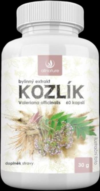 ALLNATURE Kozlík bylinný extrakt 60 kapsúl