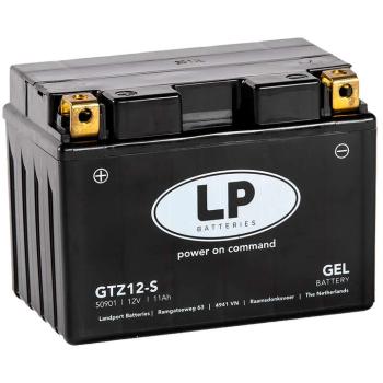 Landport 12V 11Ah 190A B+ zselés akkumulátor GTZ12-S motorakkumulátor