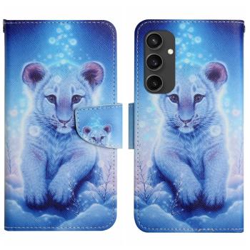 ART Peňaženkový kryt pre Samsung Galaxy S24 FE 5G SNOW LEOPARD