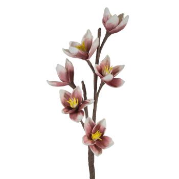 ArtFir Umelý kvet FLORE 519 | tmavoružová 70 x 26 cm