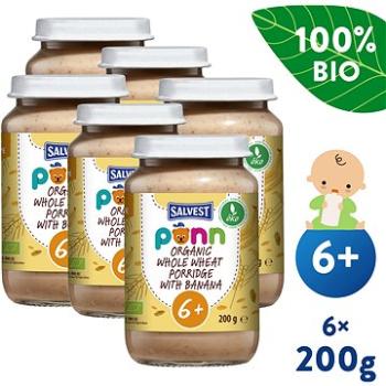 SALVEST Ponn BIO Banán s ovsenými vločkami (6× 200 g) (4740073075746)