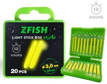 Zfish chemické svetlo box 20 ks - 3x25 mm