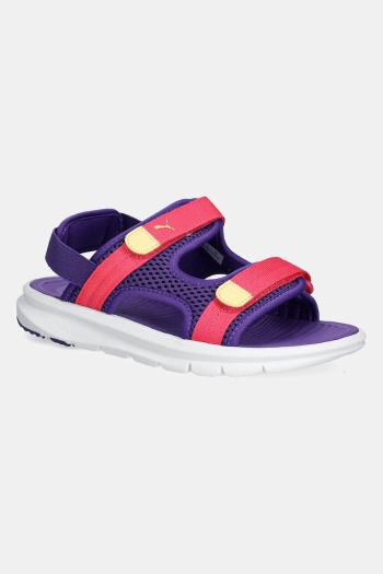 Detské sandále Puma Puma Evolve Sandal Jr fialová farba, 390449