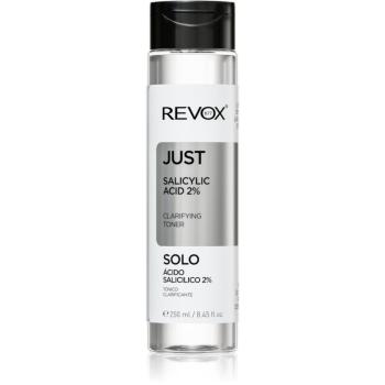 Revox B77 JUST Salicylic Acid 2% exfoliačné čistiace tonikum na tvár a telo 250 ml