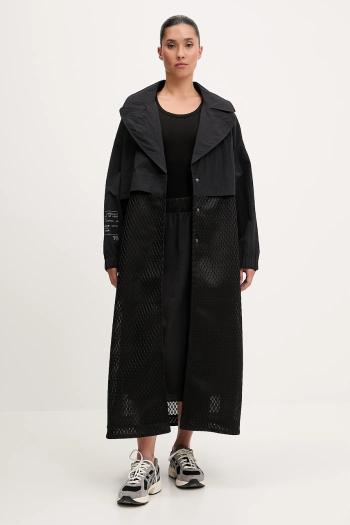 Kabát EA7 Emporio Armani čierna farba, prechodná, AF14275.7W000196