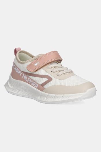 Detské tenisky Tommy Hilfiger béžová farba, T1A9-33990