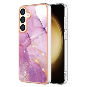 IMD MARBLE Ochranný kryt pre Samsung Galaxy S24 5G PURPLE