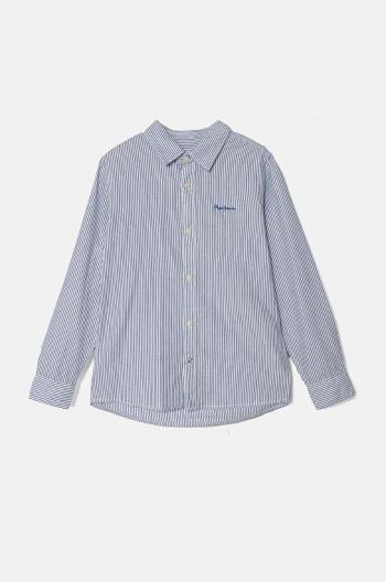 Detská bavlnená košeľa Pepe Jeans NARON PB302648