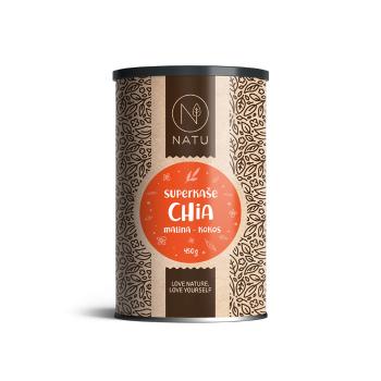 NATU Superkaša Chia s malinami a kokosom 450 g