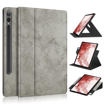 MARBLE Zaklápacie puzdro Samsung Galaxy Tab S9+ / S10+ šedé