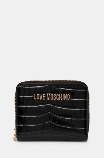 Peňaženka Love Moschino dámska, čierna farba, JC5724PP0L