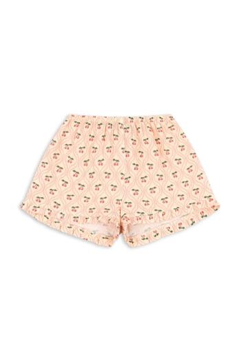 Šortky Konges Sløjd COCO SHORTS GOTS oranžová farba, KS103206