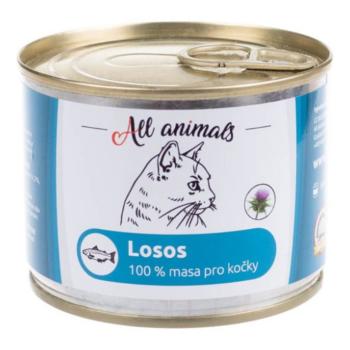 ALL ANIMALS konzerva losos mletý pre mačky 200 g