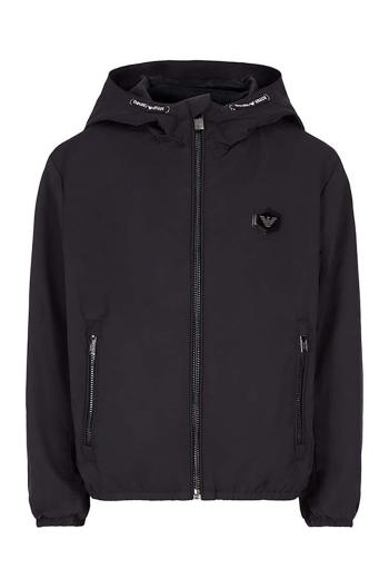 Detská bunda Emporio Armani čierna farba, 8N4BQ0 1NZQZ