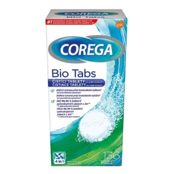 Corega Bio Antibakteriální tablety 136 ks