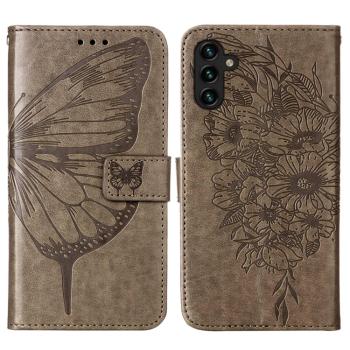 ART BUTTERFLY Peňaženkový kryt Samsung Galaxy A54 5G šedý