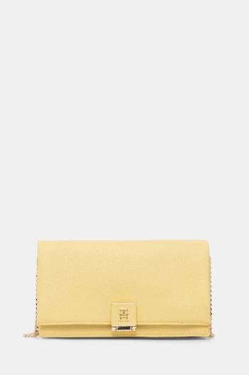 Kabelka Tommy Hilfiger žltá farba, AW0AW17403
