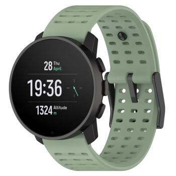 AIRY Silikónový remienok pre Suunto Race / Suunto Race S svetlozelený
