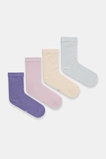 Detské ponožky United Colors of Benetton 4-pak ružová farba, 6GRD07028