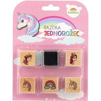 Teddies Pečiatky s poduškou 5+1 Jednorožce (8592190859817)