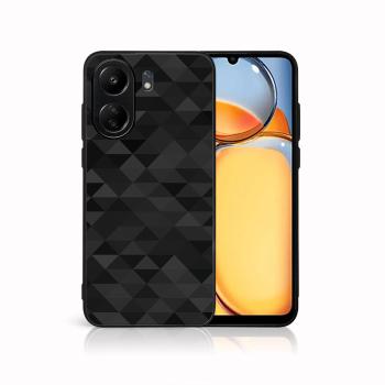 MY ART Ochranný kryt pre Xiaomi Redmi 13C BLACK TRIANGLES (232)