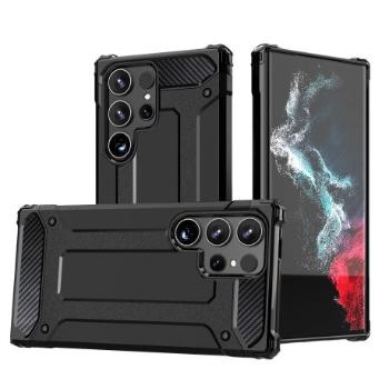 MG Hybrid Armor kryt na Samsung Galaxy S25 Ultra, čierny