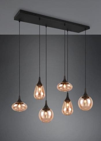 Osvetlenie Trio Lumina 93x34 cm kov čierna matná TR317000613