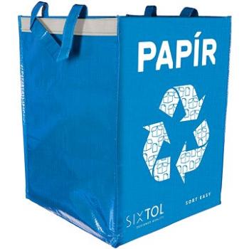SIXTOL Vrece na triedený odpad SORT EASY PAPER, 30 × 30 × 40 cm, 36 l (SX4204)