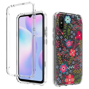 DUAL ART Odolný kryt Xiaomi Redmi 9A / 9AT FLOWERS