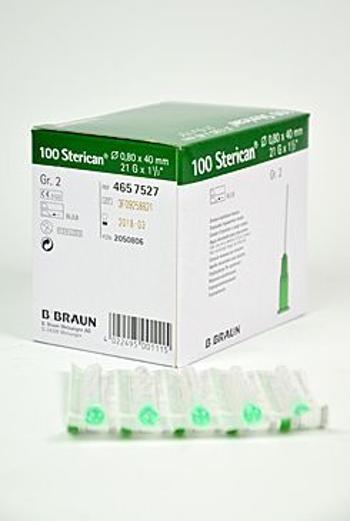 B.BRAUN BB Sterican ihla zelená 0,8x40 mm 100 ks