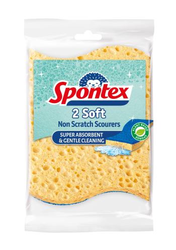 SPONTEX Soft hubka na riad 2 ks