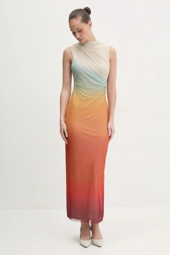 Šaty Desigual SAHARA béžová farba, maxi, priliehavé, 25SWVK57