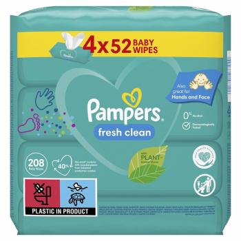 PAMPERS Obrúsky vlhčené Fresh Clean 4x52ks