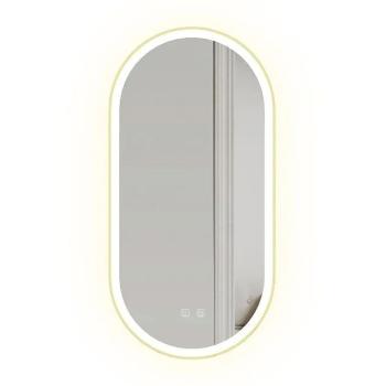 Tutumi - Zrkadlo LED OVL 50x100cm Gold HOM-02606