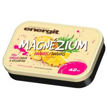 ENERGIT Magnézium príchuť ananás 42 tabliet