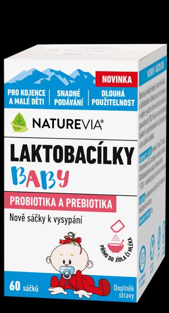 NATUREVIA Laktobacílky Baby 60 vrecúšok