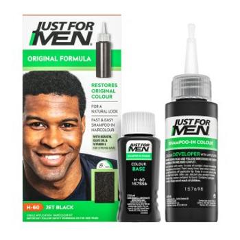 Just For Men Shampoo-in Haircolour farebný šampon pre mužov H60 Natural Jet Black 66 ml