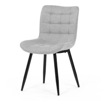 Jedálenská stolička Autronic 52x86 cm sivá látka HC-462 SIL2