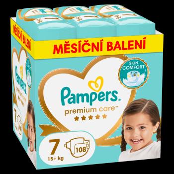 PAMPERS Premium Care vel. 7, 15kg+ 108 ks