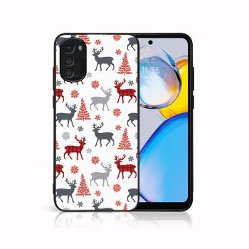 MY ART Kryt s vianočným dizajnom Motorola Moto E32 / E32s DEER (068)