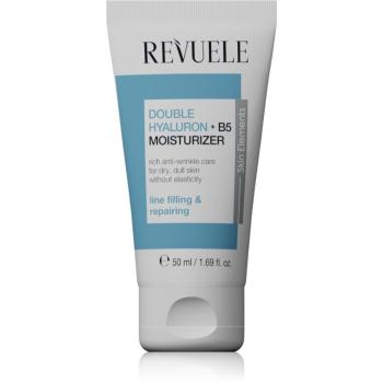 Revuele Double Hyaluron + B5 Moisturizer hydratačný a zvláčňujúci krém proti vráskam 50 ml