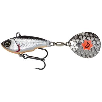 Savage gear fat tail spin sinking dirty silver - 6,5 cm 16 g