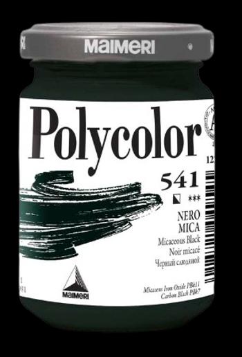 MAIMERI POLYCOLOR - Jemné vinylové farby 541 - micaceous black, 140 ml