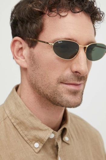Slnečné okuliare Ray-Ban zlatá farba, 0RB3734,