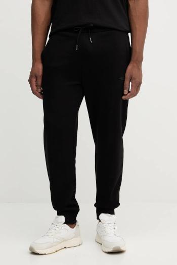 Bavlnené tepláky Armani Exchange čierna farba, jednofarebné, XM001299 AF20934