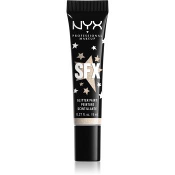 NYX Professional Makeup Halloween Glitter Paint Glitre na tvár i telo odtieň 01 Graveyard Glam 8 ml